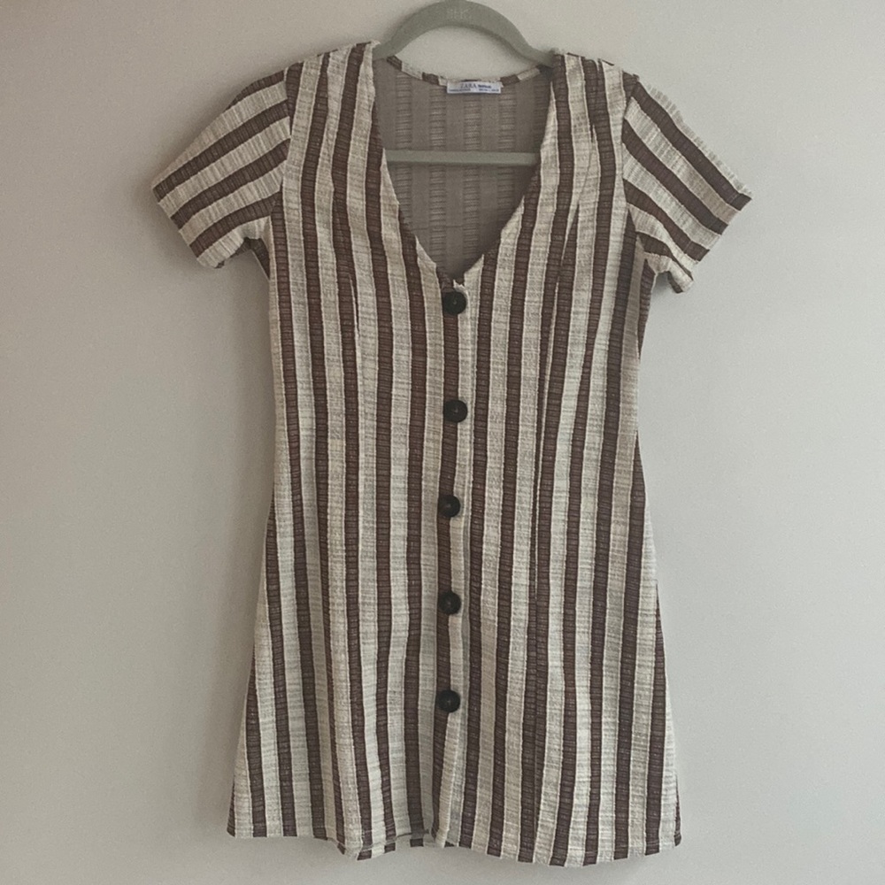 Zara stripped mini dress